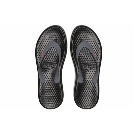 耐克（NIKE）SolayThong舒适软底人字运动橡胶底防滑一字拖鞋男款灰色 42.5