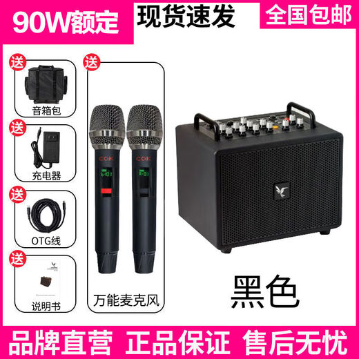 Weisen Hummingbird V3 audio outdoor live broadcast karaoke high volume stage road show guitar playing and singing convenient musical instrument Bluetooth speaker V3 black