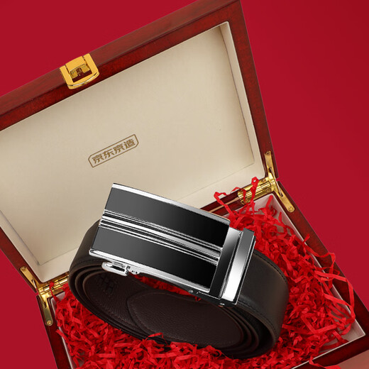 Made in Tokyo, wooden gift box, leather belt for men, Italian calfskin belt for men, genuine leather, birthday, Valentine's Day gift for men