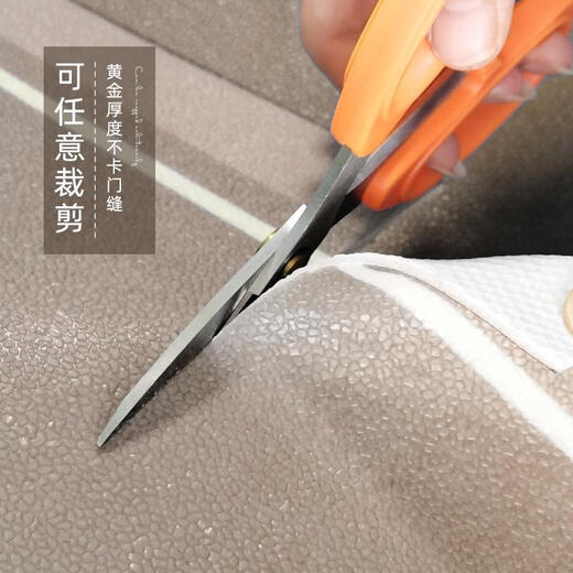 TLXT floor mat entrance door mat 2024 new pvc erasable, free washable, cut, dirty and non-slip carpet at the entrance, persimmon, Ruyi-12119 1 piece 100CM*120CM (Q elastic and soft pad)
