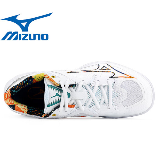 
MIZUNO2025 new Mizuno badminton shoes Hawk claws three generations men and women professional shock absorbing claws CLAW 3 mandarin duck black gray 71GA244333 free sports socks + shoe bag 41 (265mm)