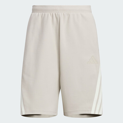 阿迪达斯 （adidas）男2025经典三条纹针织弯刀扭扭五分运动短裤 KC3897 3899 KC3897 黑色 2XL