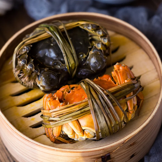 Live crabs, freshly picked hairy crabs from Xianjing, 4.5 taels of male crabs, 3.5 taels of female crabs, 4 pairs of 8 pieces, ropeless and full weight, crabs, straight from the source