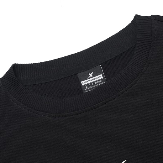 XTW [Same Model in Store] Autumn New Women's Sports and Leisure 2025 Long Sleeve Sweater Women 975328030485 Black S