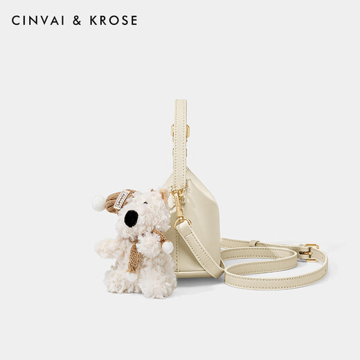 Bag Cinvaikrose Bolsas Crossbody Bag Women's 2025 New Hand Bucket Bag Bagón de lingote de estilo coreano Beige