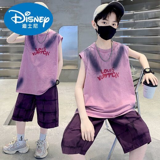 Disney Boys Vest Set Summer 2025 Новый детский костюм с середины до большого