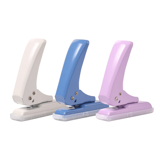 
KW-triO (KW-triO) KW-TRIO9734 Single-hole Punching Machine 6mm Round Hole 40 Page Puncher Loose-leaf Paper Puncher White