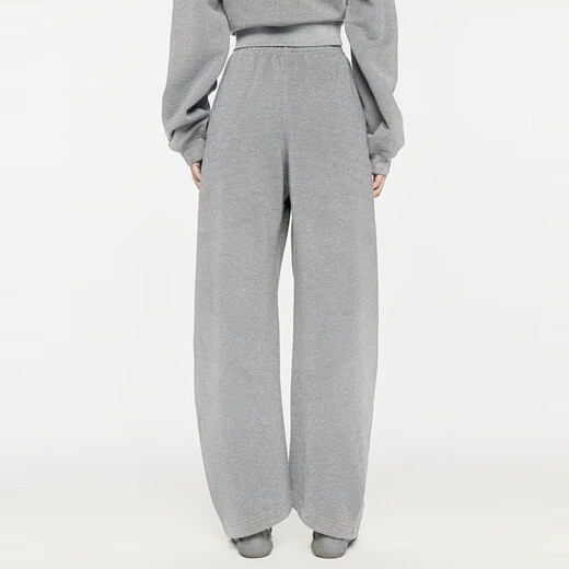 JNBY/Jiangnan cloth clothes spring and autumn fine flash banana casual trousers for women cotton blended banana trousers 5O9E14140 040/Silver gray XS