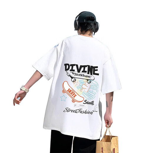 Semir junior high school students 12-15 years old boys short-sleeved T-shirt 13 handsome summer wear 14 teenagers big children pure cotton half-sleeved top 3899 black quality assurance 3XL (180-200Jin [Jin equals about 0.5 kg])