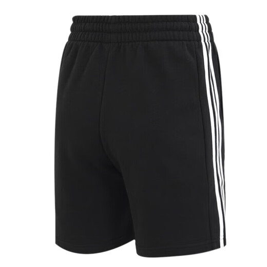 Adidas gestrickte reine Baumwolle lose atmungsaktiven lässigen Hosen Herrenhosen Neue Style Running Fitness Training Sporthosen Fünf-Punkte-Hosen-Shorts IC9435/mit Kordelkordel, gestickeltes Logo XL 185/92A empfohlen 170-190jin [Jin gleich 0,5 kg]