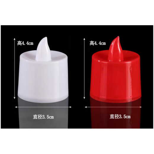 Anniversary surprise, romantic scene decoration, Valentine's Day confession, proposal candle, petal background arrangement in the bedroom, electronic candle light, 24 pieces, 100 pieces of free petals