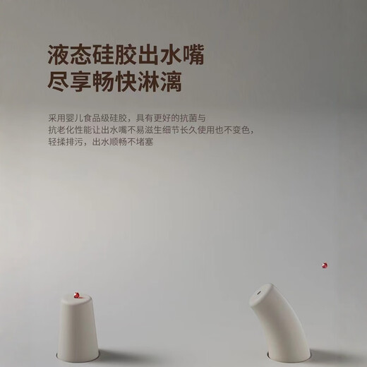 九牧王智能精铜恒温淋浴花洒套装家用数显卫浴淋雨增压枪灰色沐浴器喷头 AZ826【白色】【冷热款】