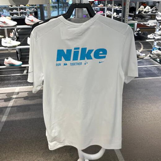 Nike Kurzarm-T-Shirt mit halben Ärmeln für Herren, neue Sommer-Lauf-Fitness-Trainingskleidung, atmungsaktiv, schnell trocknend, lockeres T-Shirt-Oberteil HV4882-121 XL / empfohlen 150–180 Jin Jin entspricht 0,5 kg
