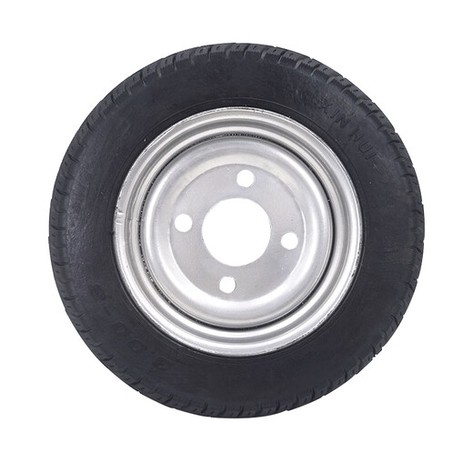 Yusenyi Electric Tricycle 300-8400-12350-10400-8 Modification des pneus solides après anti-cravate sans inflation 300-8 Pneu solide Roue avant-6201 Échange / 630