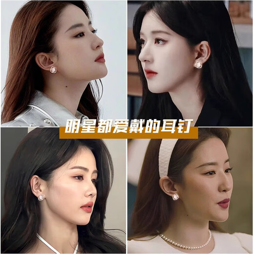 Idel's high-end earrings for women, cat's eye stone earrings, light luxury, high-end, atmospheric 2025 new earrings, niche fashion accessories, E4057 cat's eye stone earrings