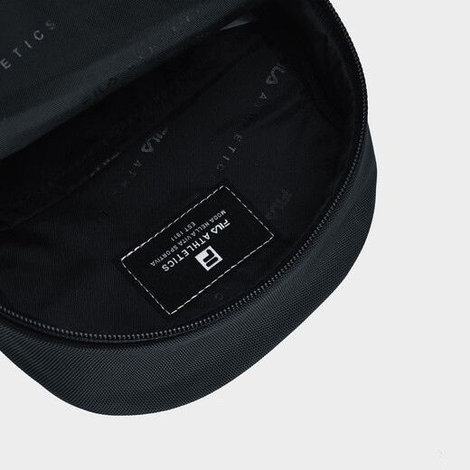 FILA (FILA) Bolso de pecho para hombres Fitness Sports Sports Bag Portable Small Fashion Bag Bag Amf Flaghip Flagship oficial Black Deep A13M341104Abk Deep Black Abk (18*8*30cm)
