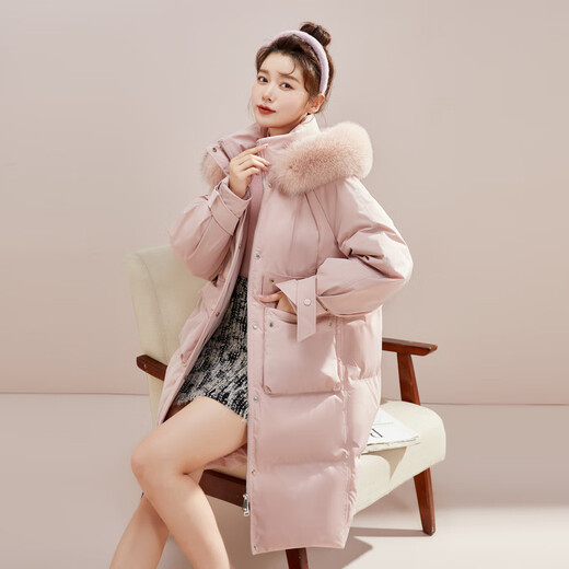 Xuezhongfei [Cheng Yi recommandé] Le nouveau collier de fourrure Fox Big Furle polyvalent et à la mode polyvalenable à la mode Multi-couleur Veste en velours léger en velours 1591 L / 170 / 92A