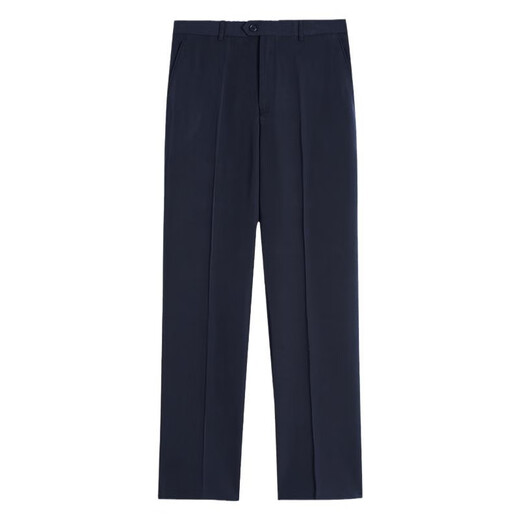 Simple direction mulberry silk men's trousers middle-aged and elderly casual trousers for summer thin men's unironed suit pants dress pants black summer thin 9902 average size 29 size (2 feet 2 waist circumference)