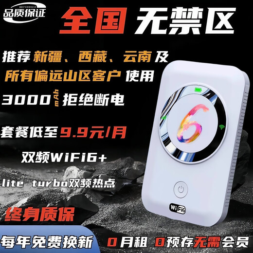 Xiaoyi Yunnan Xinjiang Tibet available portable WiFi 2025 new mobile wireless network portable car wifl national universal portable WiFi6 router broadband Yunnan and Xinjiang no restricted areas Zhanrui chip WiFi6
