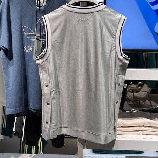 Adidas Clover Vest Summer de verano NUEVO FITUNDA AUTERAL AL ​​ARRIBA Moda V-Neck en V transpirable Camiseta Maneveless It9766 XL