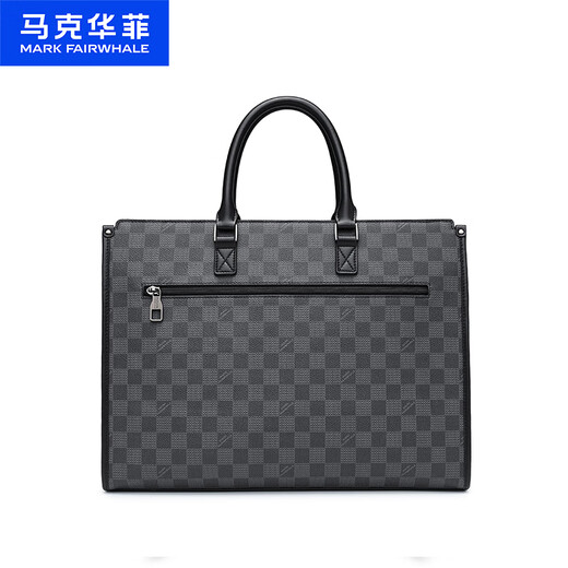Mark Huafei men's business briefcase executive business trip computer bag 15-inch multi-functional commuter handbag official bag