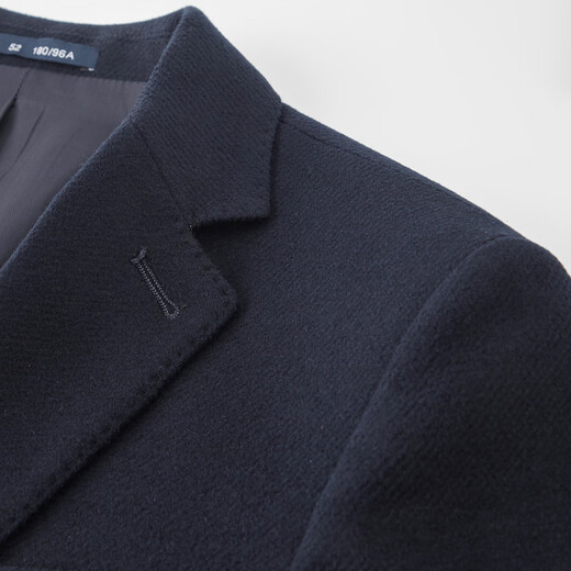 Shanshan autumn and winter men's suit jacket heavyweight thickened sheep wool skin-friendly warm business casual simple single suit top