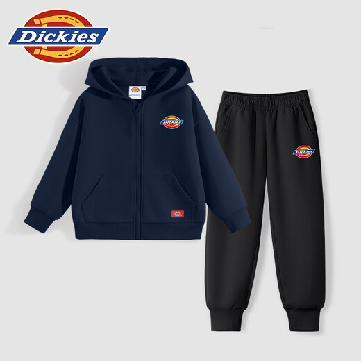 Детская одежда Dickies, детский осенний костюм, набор из двух частей, маленькие и средние детские модные брюки, осенний спортивный костюм для мальчиков, одежда для мальчиков