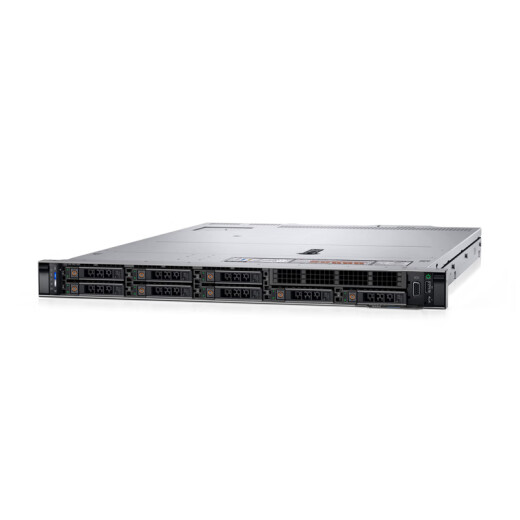 戴尔（DELL）R450 1U机架式服务器主机 数据库存储虚拟化服务器Linux工作站电脑主机定制 1颗6338 64核2.0/单电源 32G/480G+3*4T企业/H755
