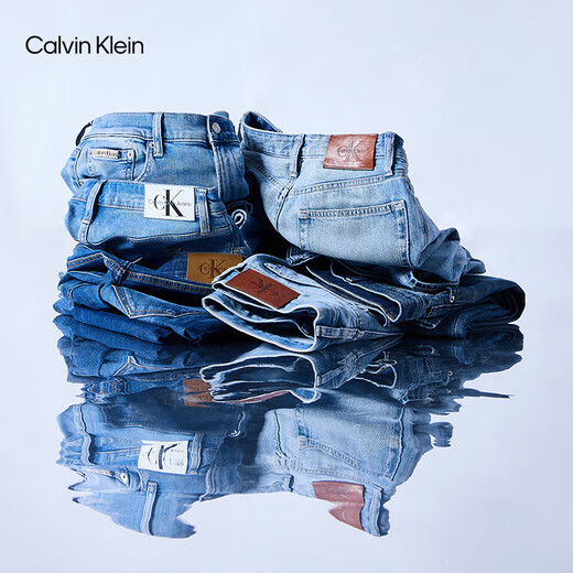 Calvin Kleinjeans [Cool] 25 Fashion féminine et d'été American Retro CK Flash Jeans 47ab724 UN2-Denim Blue 27