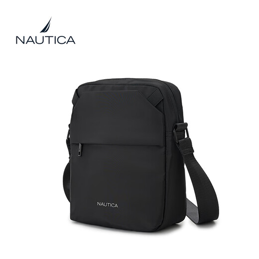 
NAUTICA Business Casual Vertical Crossbody Bag Adjustable Shoulder Strap Business Travel Crossbody Bag Black