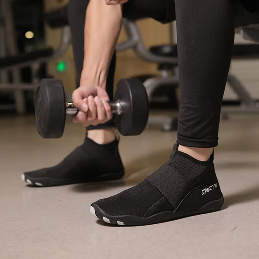 Indoor fitness shoes for men, shock-absorbing squat shoes for women, non-slip Pilates yoga shoes, comprehensive training shoes for men, running shoes, pink 36