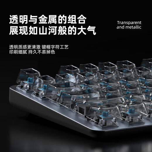 罗技（G）K845有线机械键盘透明键帽打字电脑办公青红茶轴电竞游戏 k845猫咪键帽(键帽独立包装) 标配 x 否 x 104键 x TTC-茶轴