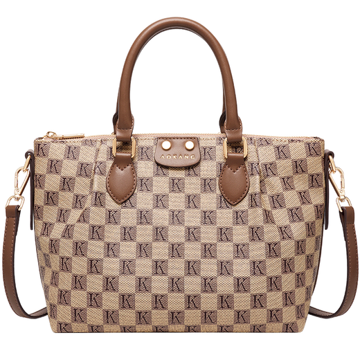 Aokang -Tasche Frauenbag 2025 Trendy leichte Luxushandtasche große Kapazität Crossbody Umhängetasche Geburtstagsgeschenk für Mutter und Frau