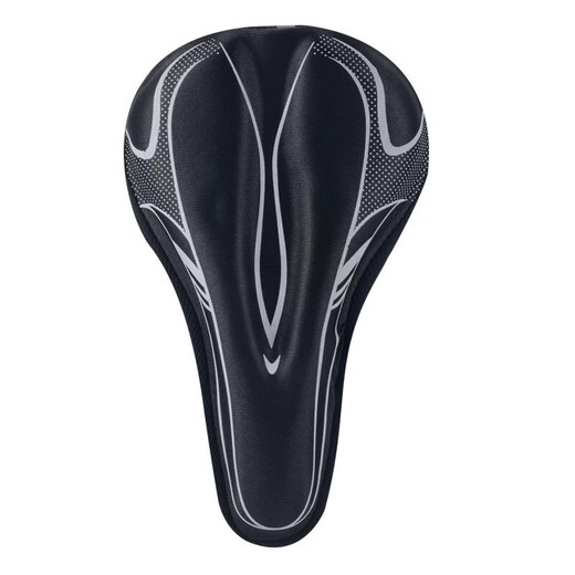 适用捷安特自行车atx660/620/830/810坐垫套硅胶加厚舒适软座垫套 流线款硅胶黑红 均码