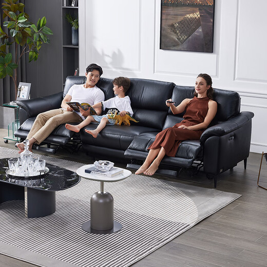 
CHEERS offline store first class Italian minimalist leather function sofa 12376 Vatican