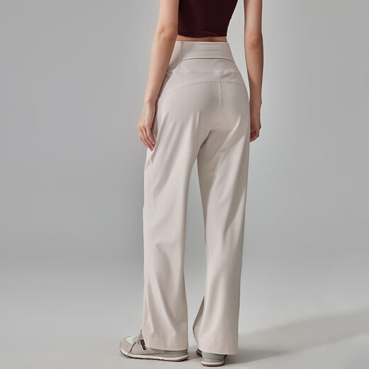 Xue Ximan's loose outer wear straight-leg sports pants are slim and slim, high-waisted, Pilates running training, breathable yoga fitness pants