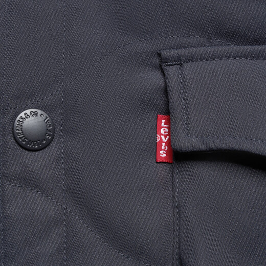 Levi's 25th Autumn and Winter New Men's American Lapel Lightweight, Comfortable, Simple Casual Down Jacket Blue L