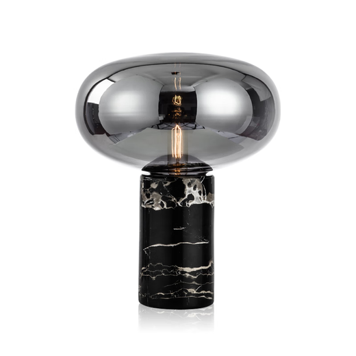 Ywzr nordique simple postmoderne léger luxe de bureau lampe concepteur de chambre de chambre à coucher lampe de chevet hautement sensible salon décoratif en verre créativité violette s1047 chromée de style de style chrom