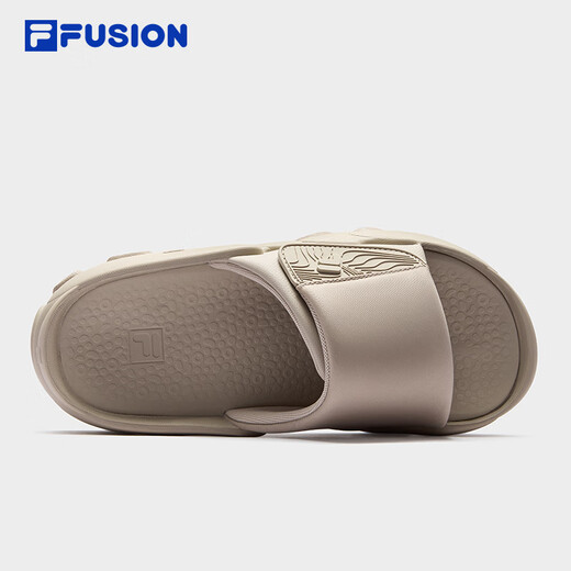FILA FUSION斐乐潮牌男鞋ANTS SLIPPER拖鞋2025夏季新款蚂蚁拖鞋 羽毛灰-FG 42