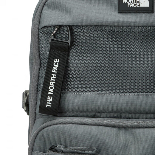 北面（The North Face）DUALPROIII休闲运动大容量拉链再生涤纶书包背包双肩包男女同款 灰色
