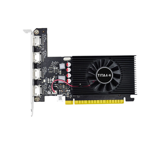 泰塔4HDMI 大小机箱通用4屏炒股多屏显卡分屏投影融合大屏拼接 GT720 730/GTX750 1050 1050TI/RTX3050 GT730 4G 4HDMI升级版