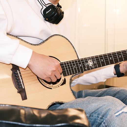
TYMA TYMA Xinghai full single guitar 41 inch high-value folk acoustic guitar advanced performance professional guitar Xinghai OS1 pickup丨Electric box model