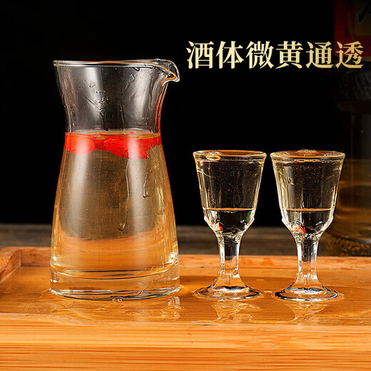 Ginseng and wolfberry wine barreled medicinal wine pure grain brewing ration wine 42 degrees 2500mL 1 barrel