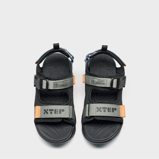 
XTEP (XTEP) cat claw sandals men's summer new breathable casual sandals couple versatile straggling outdoor sandals beach shoes versatile black/fir green 0004-men 41