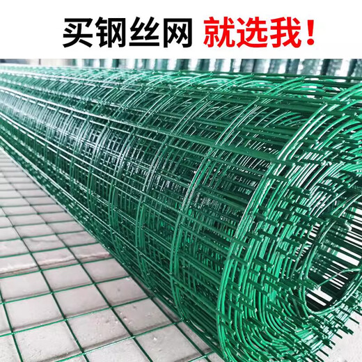 Boundary map barbed wire breeding fence Dutch mesh protective mesh chicken mesh guardrail circle mountain isolation hard plastic wire mesh fence hardened 3.3 mm 30 meters 6 cm hole 1.5 meters high
