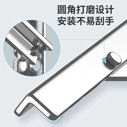 Suitable for Gree air conditioner outdoor machine special bracket stainless steel thickened large 1P1.5P2P3 universal hanger rack tripod bracket specially supplied by Gree stainless steel 1-1.5p 2MM with screws