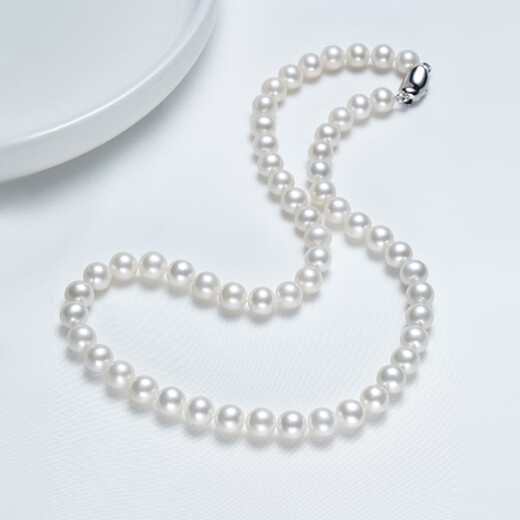 GiO Jewelry Freshwater Pearl Necklace Jiahui Highlight 925 Silver Birthday Gift for Wife and Girlfriend
