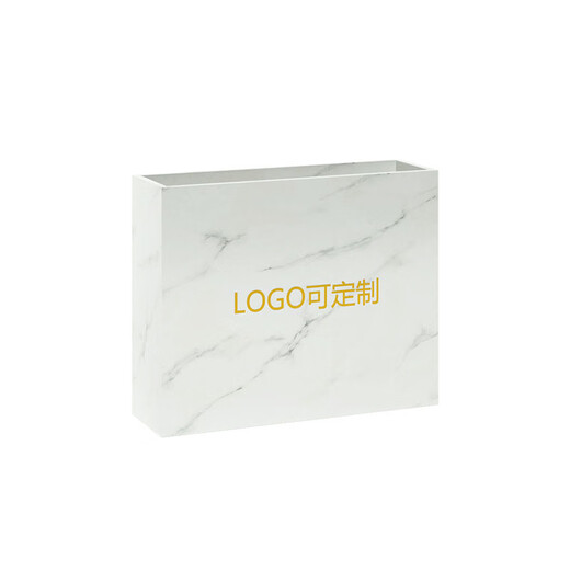 
Outdoor courtyard balcony custom stainless steel imitation marble wood grain flower box planting box balcony decorative flower box 40*30*40 galvanized plate