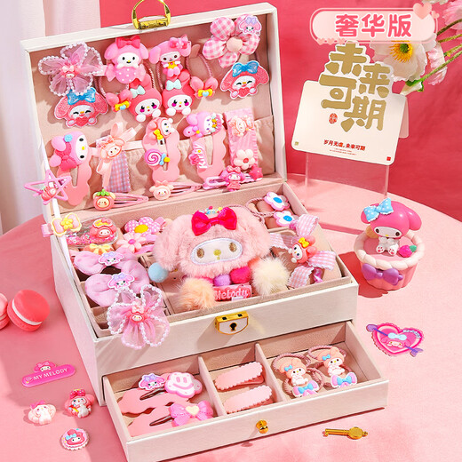 Luo Li – cadeau d'anniversaire pour filles, accessoires pour cheveux, coffret cadeau pour filles de 7 à 14 ans, ensemble de bijoux pour enfants de 9 à 10 petites pinces à cheveux de 8 à 12 ans