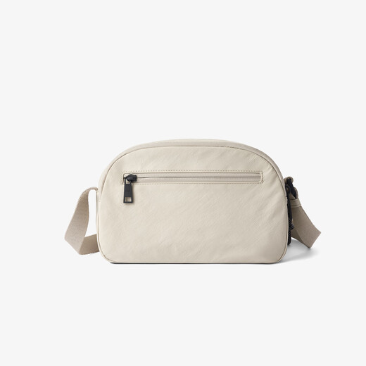 
Lef steamed bun bag 2025 new simple, fashionable, lightweight, large capacity crossbody bag white apricot color